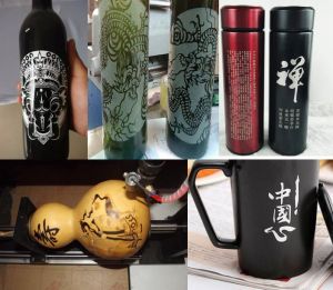 泸州叙永县酒瓶葫芦工艺品激光雕刻机